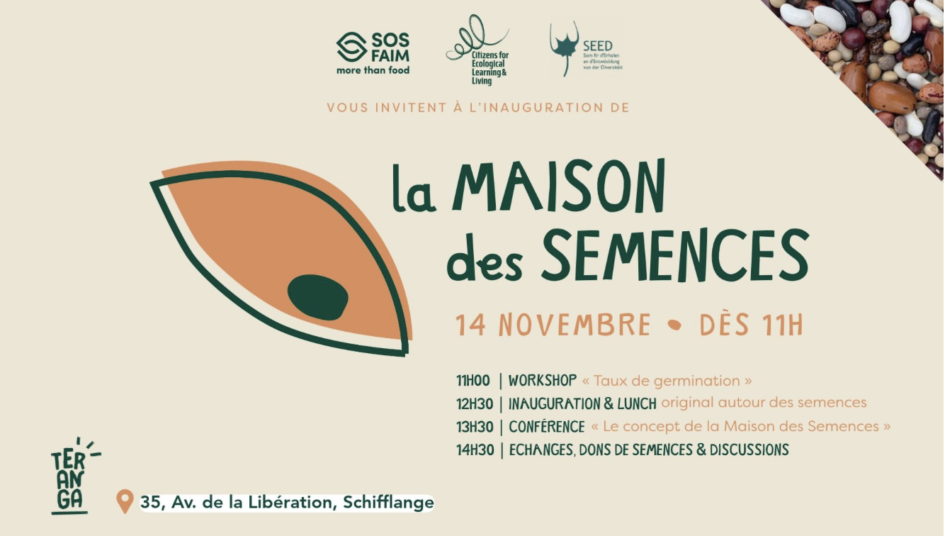 Inauguration officielle de la Maison des Semences.